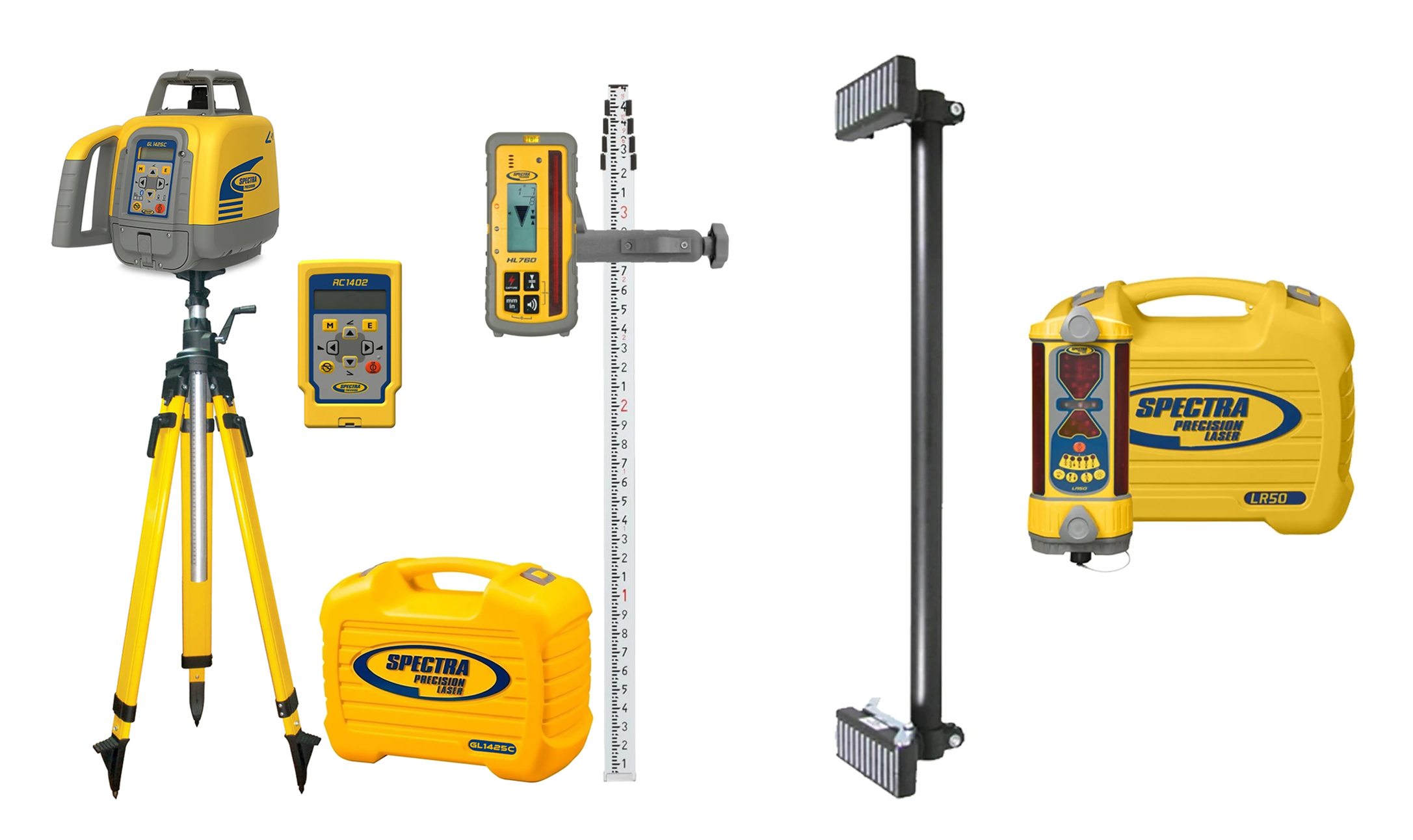 Spectra GL1425C-EXCAVATORMAXX-21 Excavator Laser Package with LR50 Machine Receiver