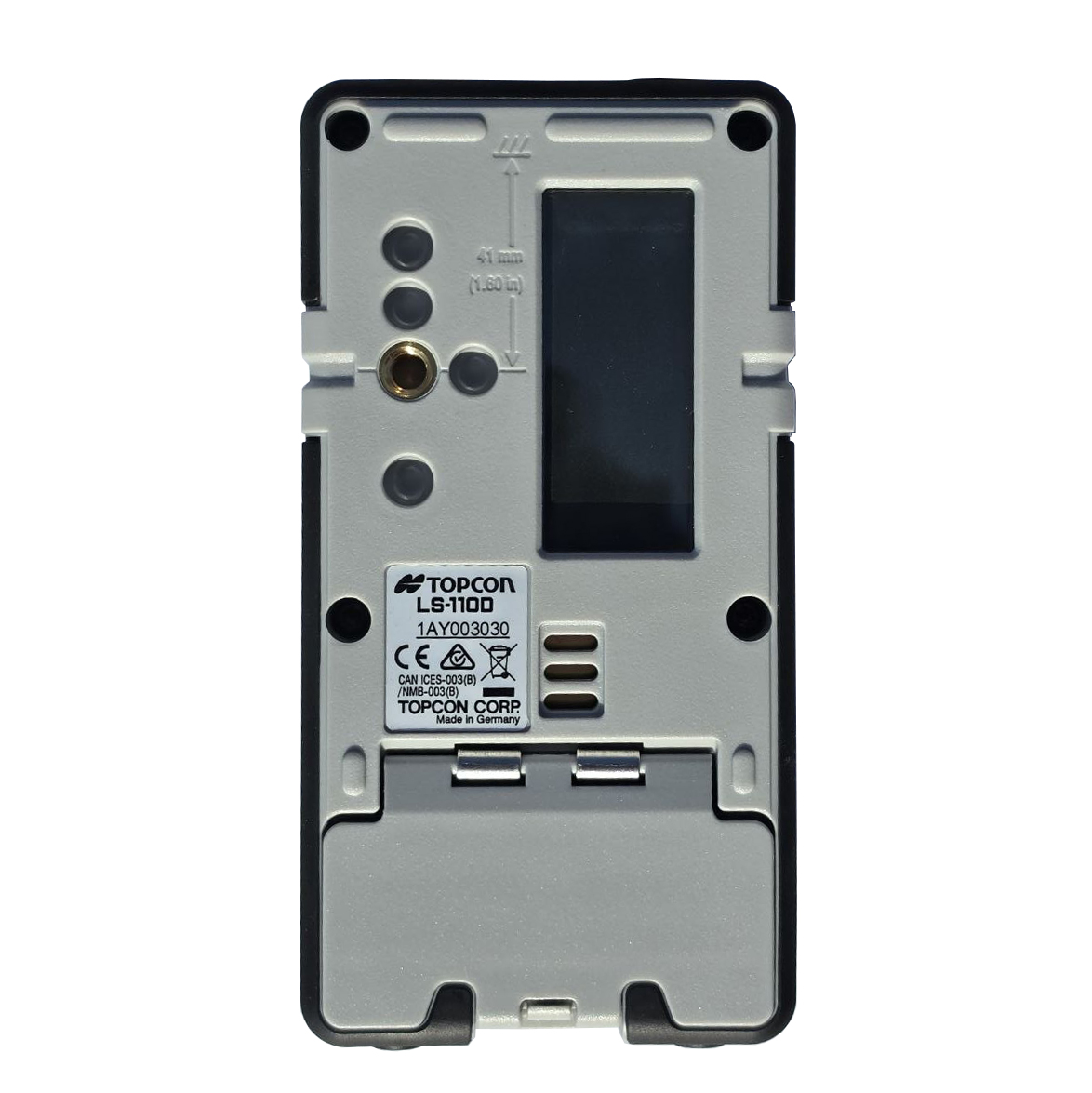 Topcon LS-110D Digital Laser Receiver — Back View